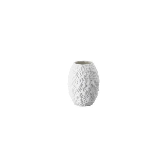 Rosenthal White matt Rosenthal Phi City White matt Vase 10 cm front view