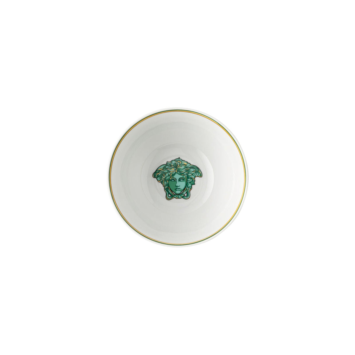 Versace Medusa Amplified Green Coin Soup bowl 15 cm alternate view 3