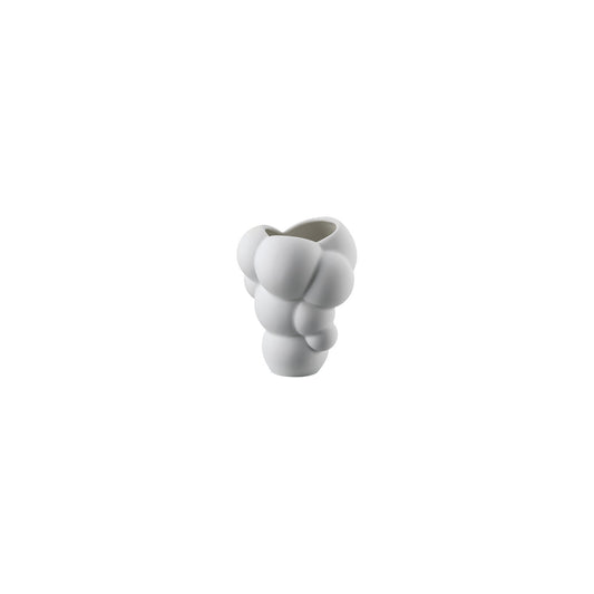 Rosenthal White matt Rosenthal Skum White matt Vase 10 cm front view