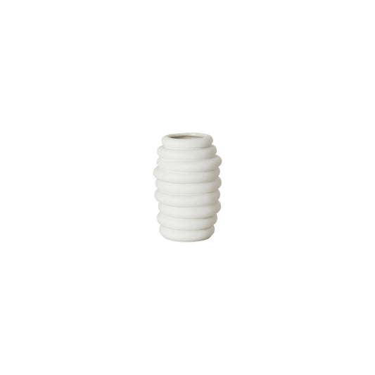 Rosenthal White matt Rosenthal Hop White matt Vase 10 cm front view