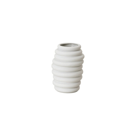 Rosenthal White matt Rosenthal Hop White matt Vase 14 cm front view