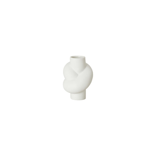 Rosenthal White matt Rosenthal Node White matt Vase 10 cm front view