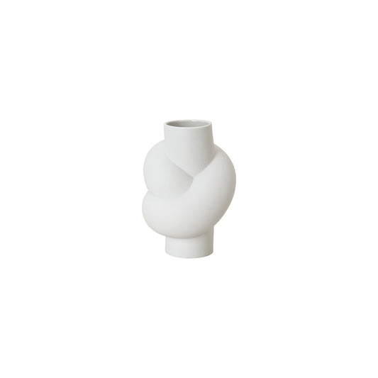 Rosenthal White matt Rosenthal Node White matt Vase 14 cm front view