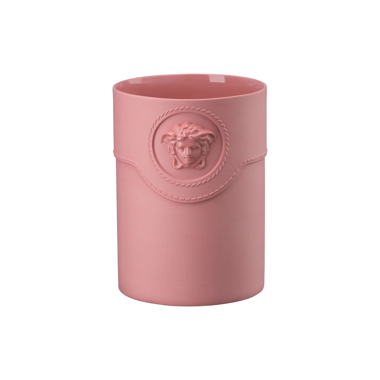 Versace La Medusa Pink Vase – 18 cm front view