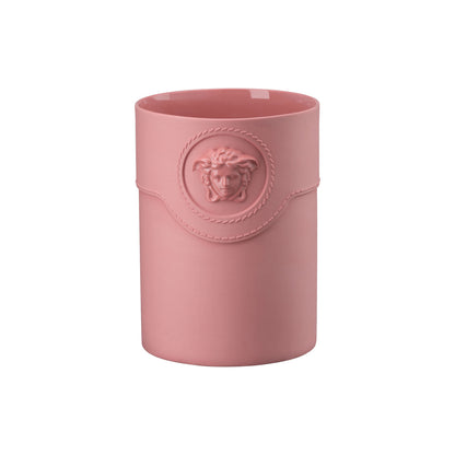 Versace La Medusa Pink Vase – 18 cm front view