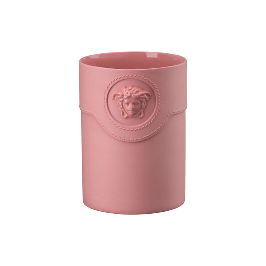 Versace La Medusa Pink Vase – 18 cm front view