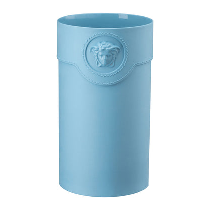 Versace La Medusa Blue Vase – 30 cm front view