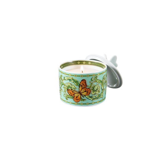 Versace Le Jardin Green Scented candle2pc.sm front view