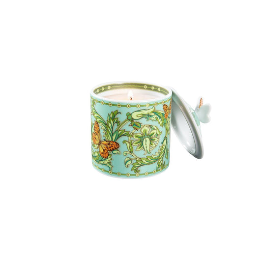 Versace Le Jardin Green Scented candle2pc.md front view