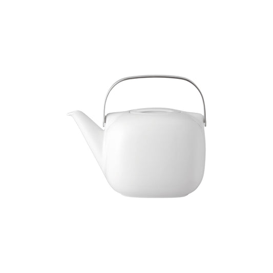 Rosenthal White Rosenthal Suomi White Tea Pot 3/3 Pcs. front view