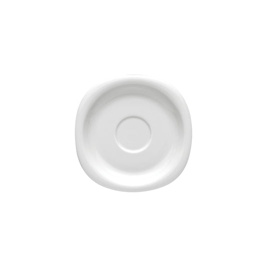 Rosenthal White Rosenthal Suomi White Saucer 4 tall front view