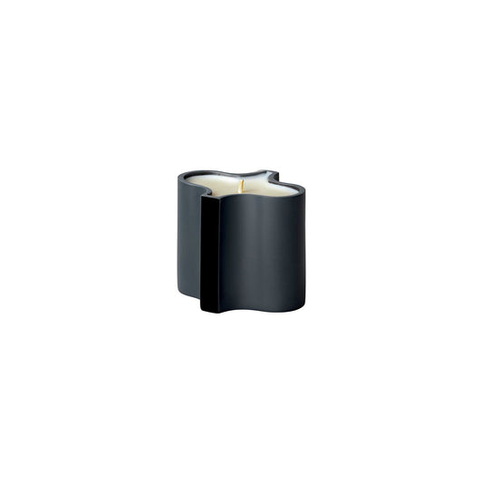 Rosenthal Black Rosenthal Ripple Black Scented candle1pc. front view