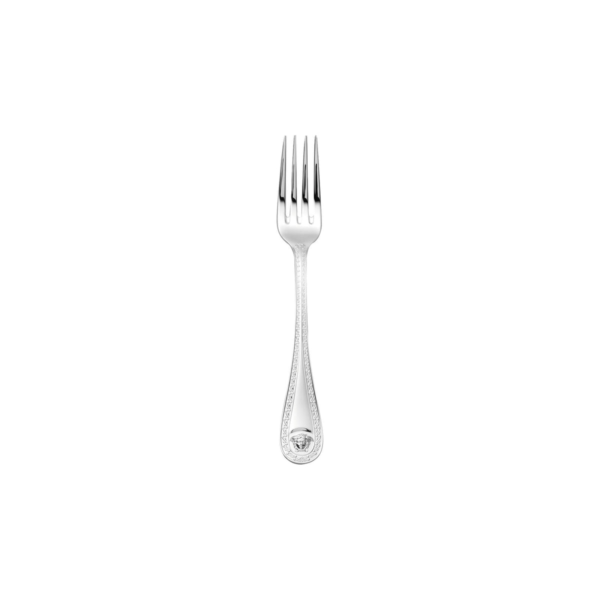 Versace Medusa Silver Dinner Fork front view