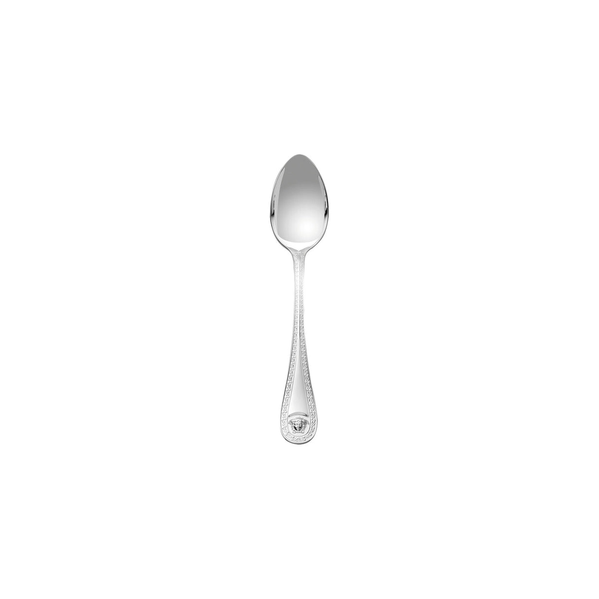 Versace Medusa Silver Dessert Spoon front view