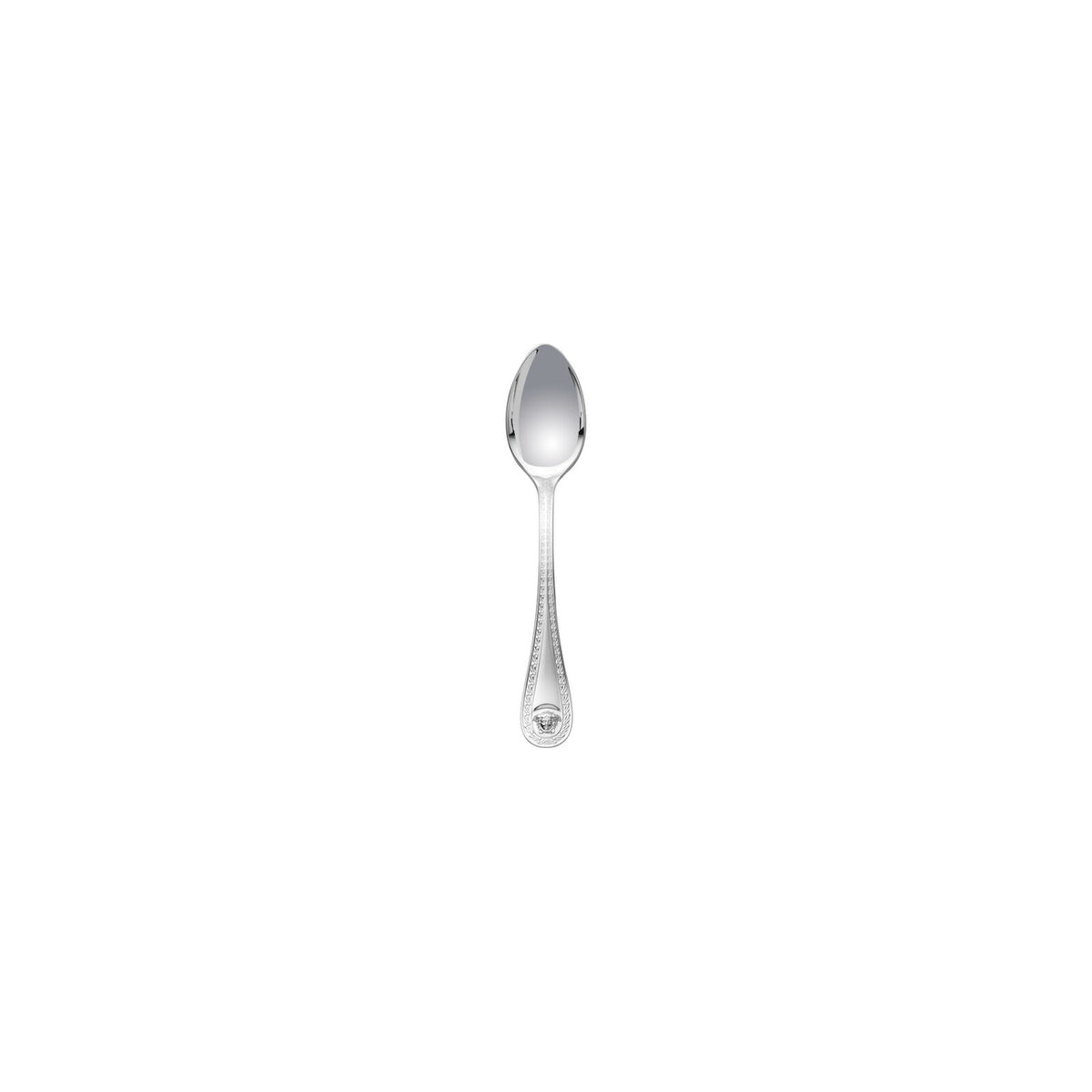 Versace Medusa Silver Coffee Spoon front view