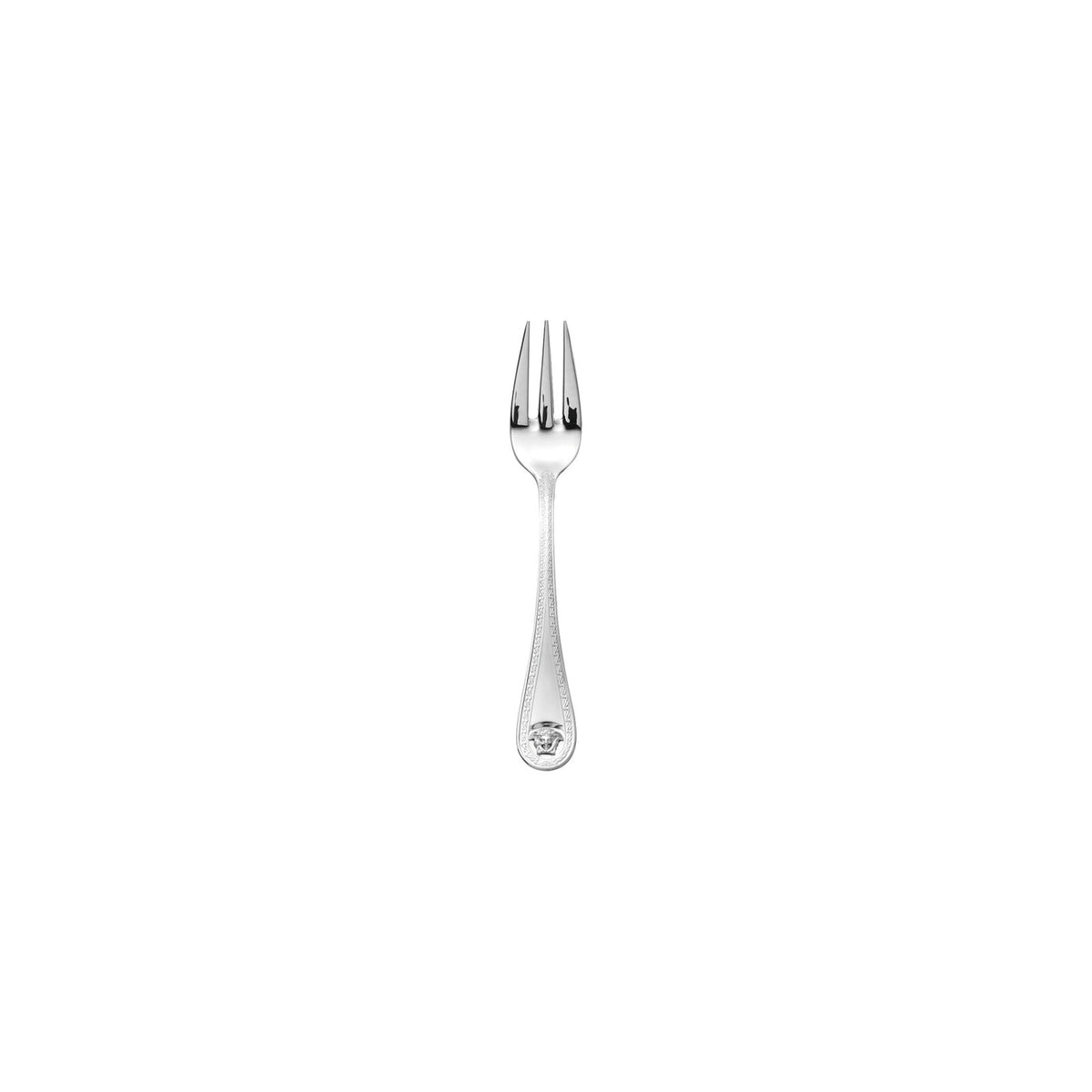 Versace Medusa Silver Cake Fork front view