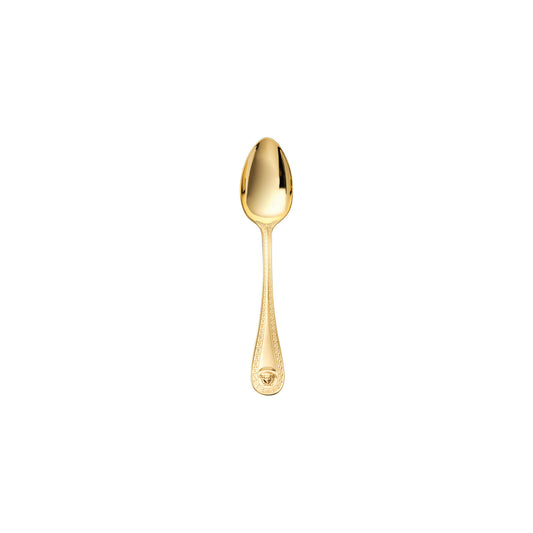 Versace Medusa Gold Dessert Spoon front view