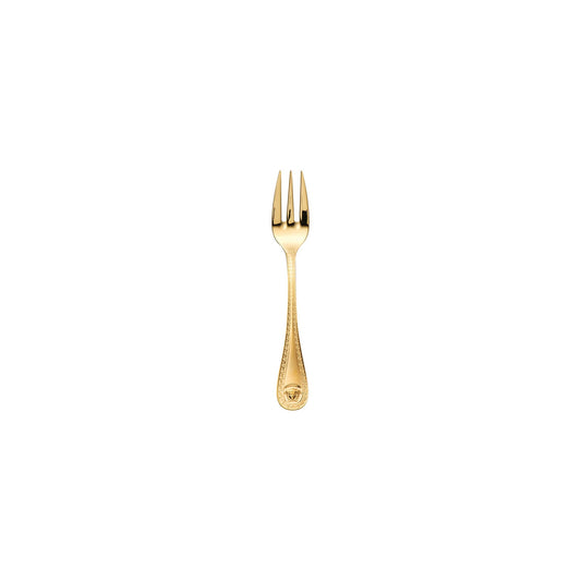Versace Medusa Gold Cake Fork front view