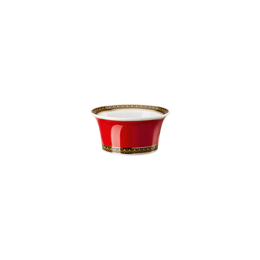 Versace Ikarus Medusa Red Fruit Dish 14cm front view