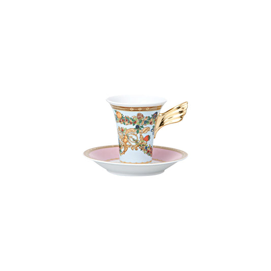 Versace Ikarus Le Jardin de Versace Coffee Cup & Saucer front view