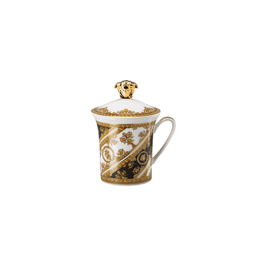 Versace I Love Baroque Mug with lid/30years front view
