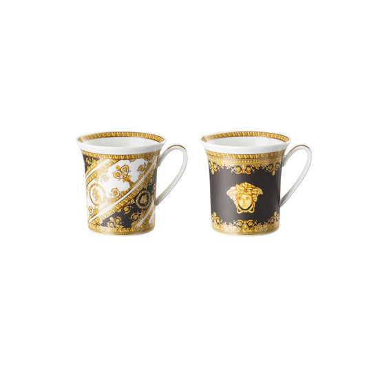 Versace I Love Baroque Set 2 mugs w. handle front view