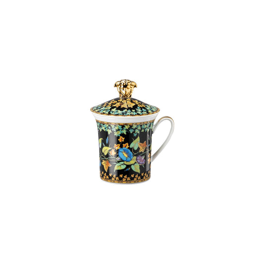 Versace Gold Ivy Mug with lid/30years front view