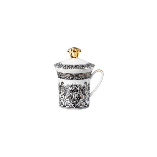 Versace Marqueterie Mug with lid/30years front view