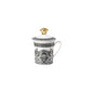Versace Marqueterie Mug with lid/30years front view