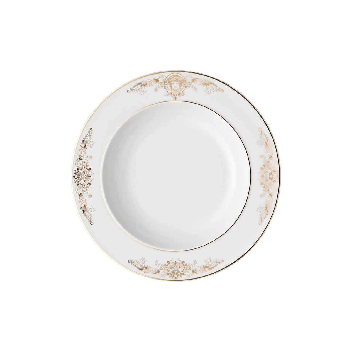 Versace Medusa Gala Plate 22 cm deep front view