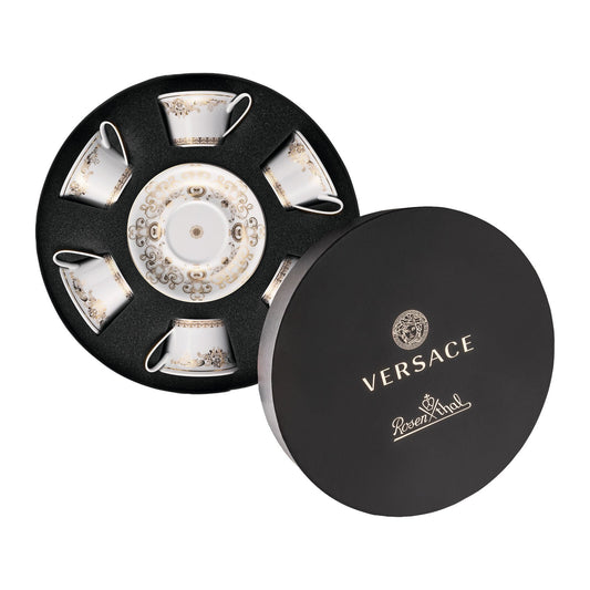 Versace Medusa Gala Gold Set 6 c&s 4 low front view