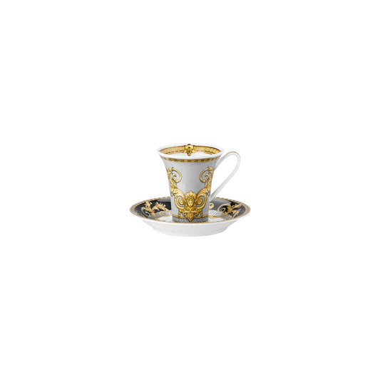 Versace Prestige Gala Cup/Saucer 2 tall front view