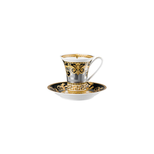 Versace Prestige Gala Cup/Saucer 4 tall front view