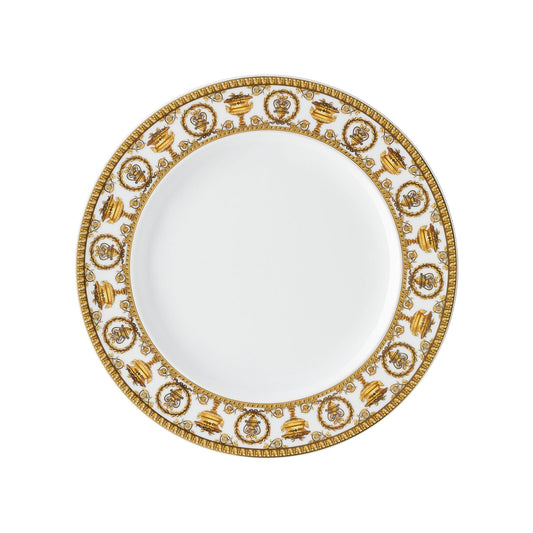 Versace Baroque Bianco Plate 27 cm front view
