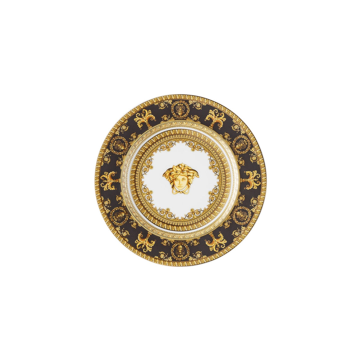 Versace Baroque Nero Plate 18 cm front view