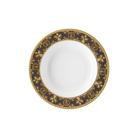 Versace Baroque Nero Plate 22 cm deep front view