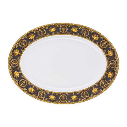 Versace Baroque Nero Platter 40 cm front view