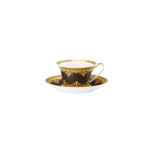 Versace Baroque Nero Cup/Saucer 4 low front view