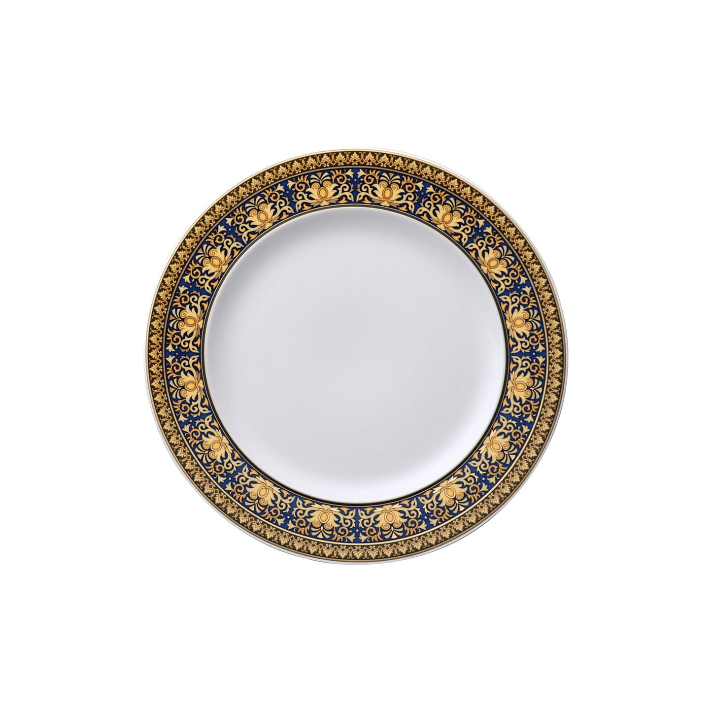 Versace Ikarus Medusa Blue Starter/Dessert Plate 22cm front view