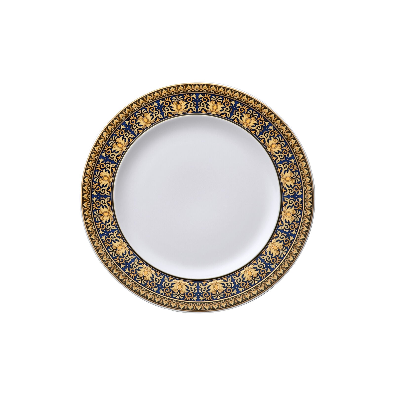 Versace Ikarus Medusa Blue Starter/Dessert Plate 22cm front view
