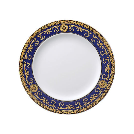 Versace Ikarus Medusa Blue Dinner Plate 27cm front view