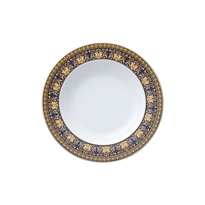 Versace Ikarus Medusa Blue Soup Plate 22cm front view