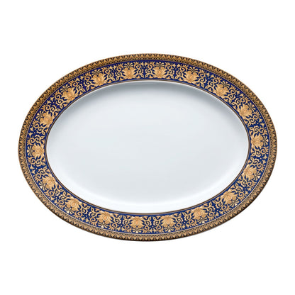 Versace Ikarus Medusa Blue Platter 34 cm front view