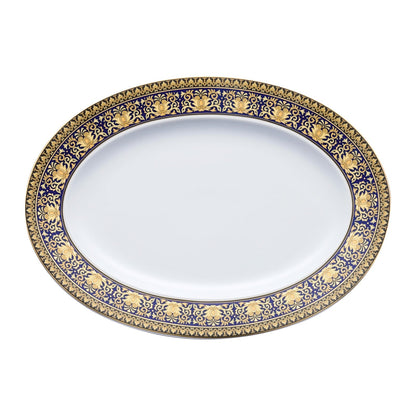 Versace Ikarus Medusa Blue Platter 40 cm front view