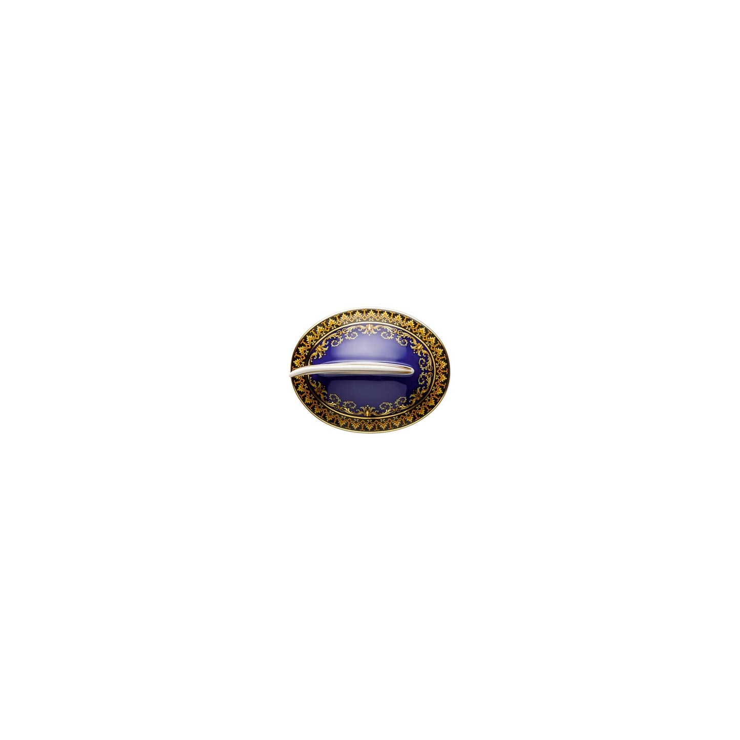 Versace Ikarus Medusa Blue Creamer Lid Only front view