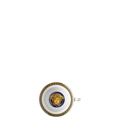 Versace Ikarus Medusa Blue Teacup & Saucer alternate view 2