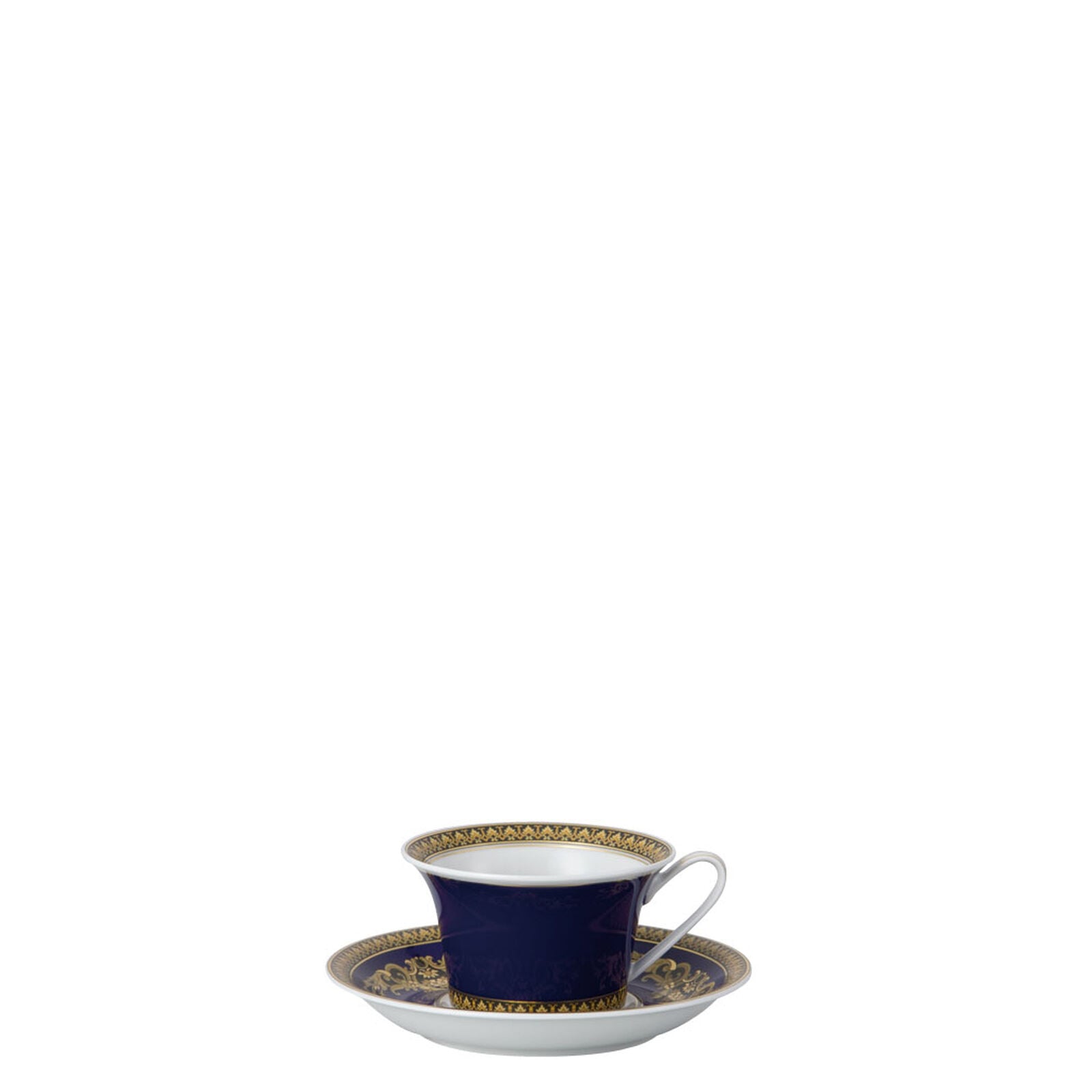 Versace Ikarus Medusa Blue Teacup & Saucer alternate view 3