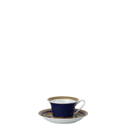 Versace Ikarus Medusa Blue Teacup & Saucer alternate view 3