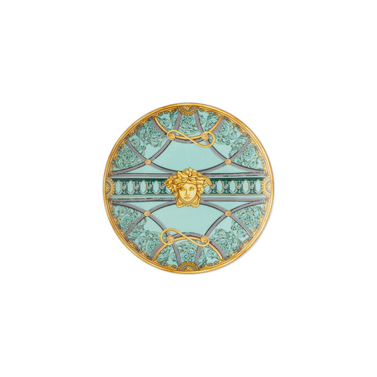 Versace Scala Palazzo Verde Plate 17 cm front view
