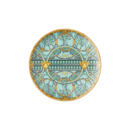 Versace Scala Palazzo Verde Plate 21 cm front view